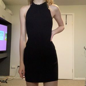 Halter Sweater Dress